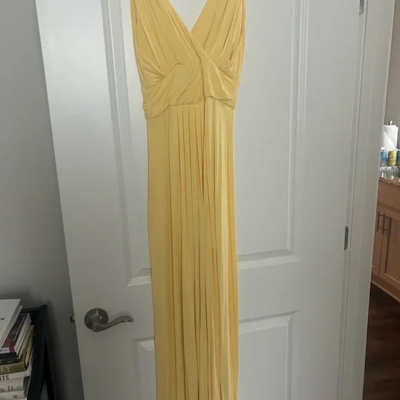 IMAN Elegant Yellow Maxi Dress - Picture 2 of 4